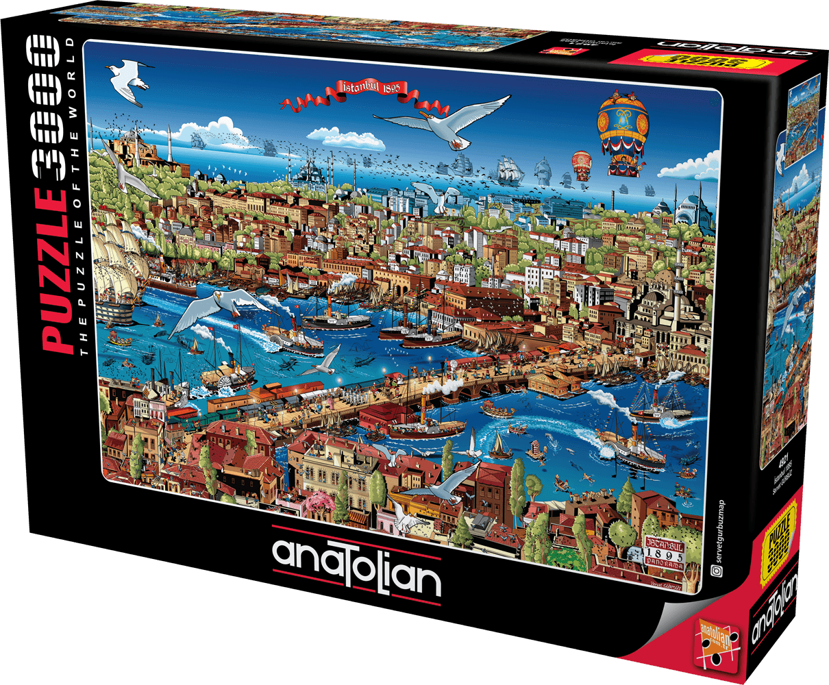 Пъзел, Anatolian, Истанбул 1895г., 3000 части
