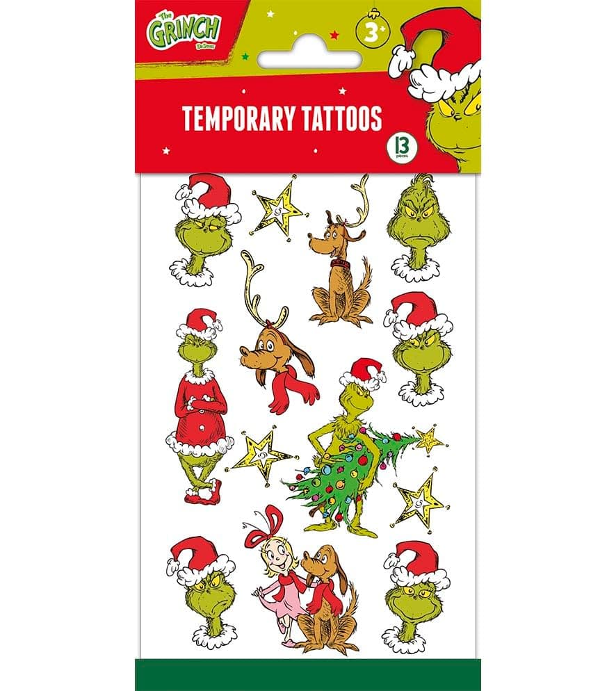 Стикери, Totum, The Grinch, Татуировки, Коледата на Гринч