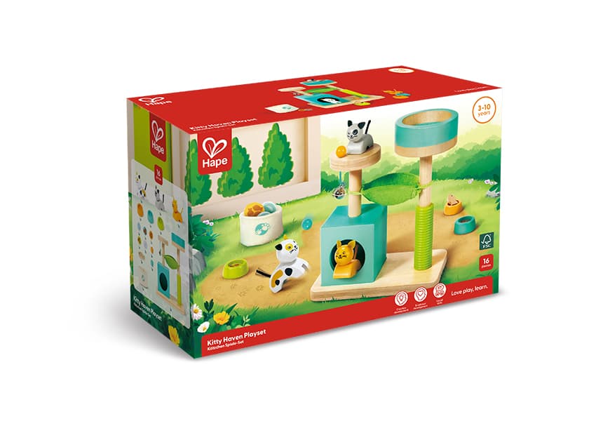 Детски комплект за игра, Hape, Kitty Haven