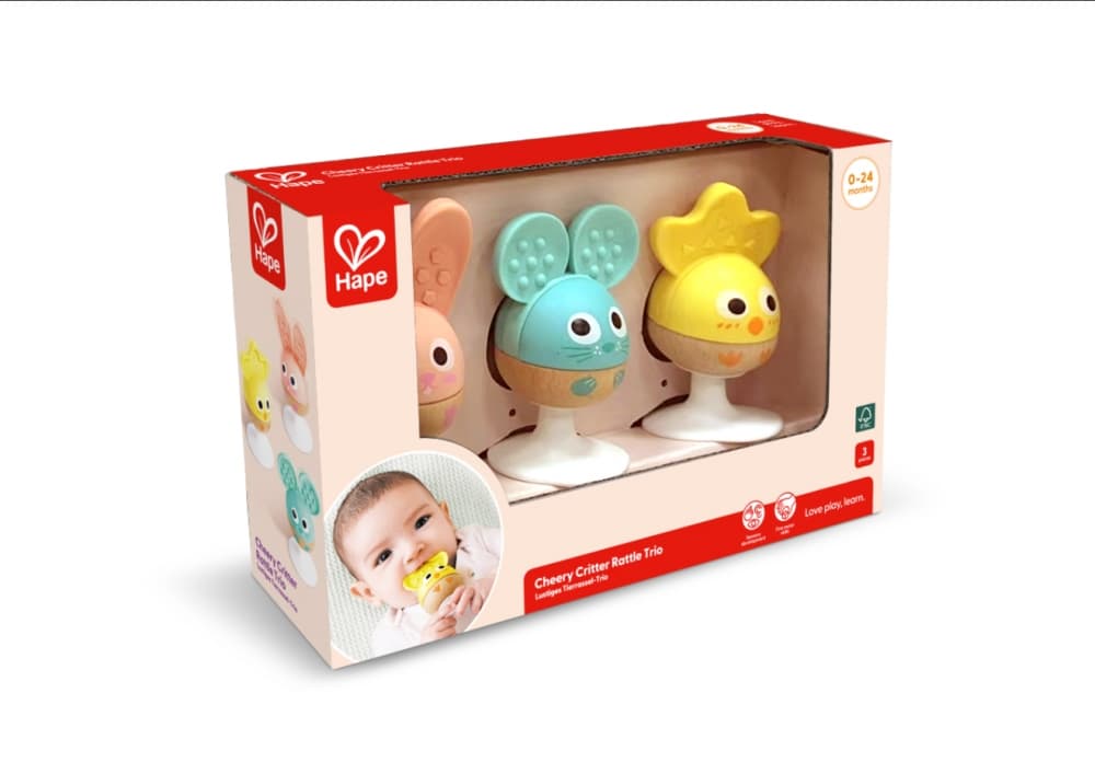 Комплект бебешки дрънкалки, Hape