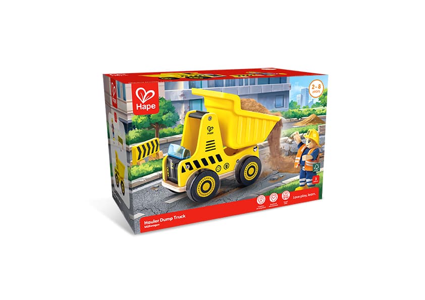 Детски дървен самосвал, Hape