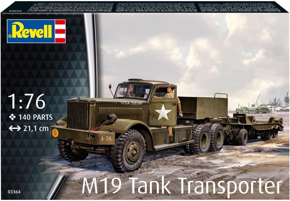 Сглобяем модел, Revell, Транспортер на танкове M19