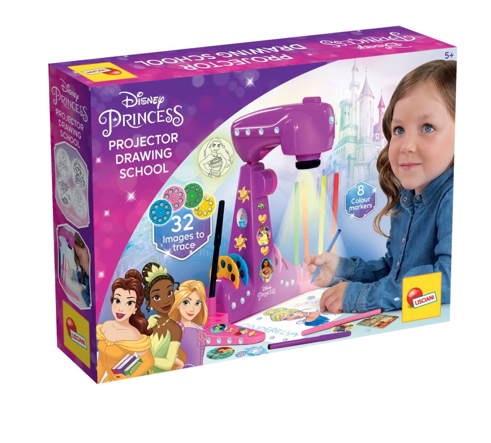 Творчески комплект, Lisciani, Disney Princess, Проектор за рисуване