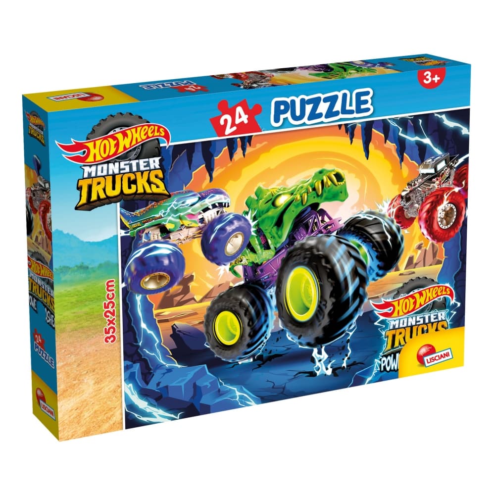 Пъзел, Lisciani, Hot Wheels, Пъзел 24 части