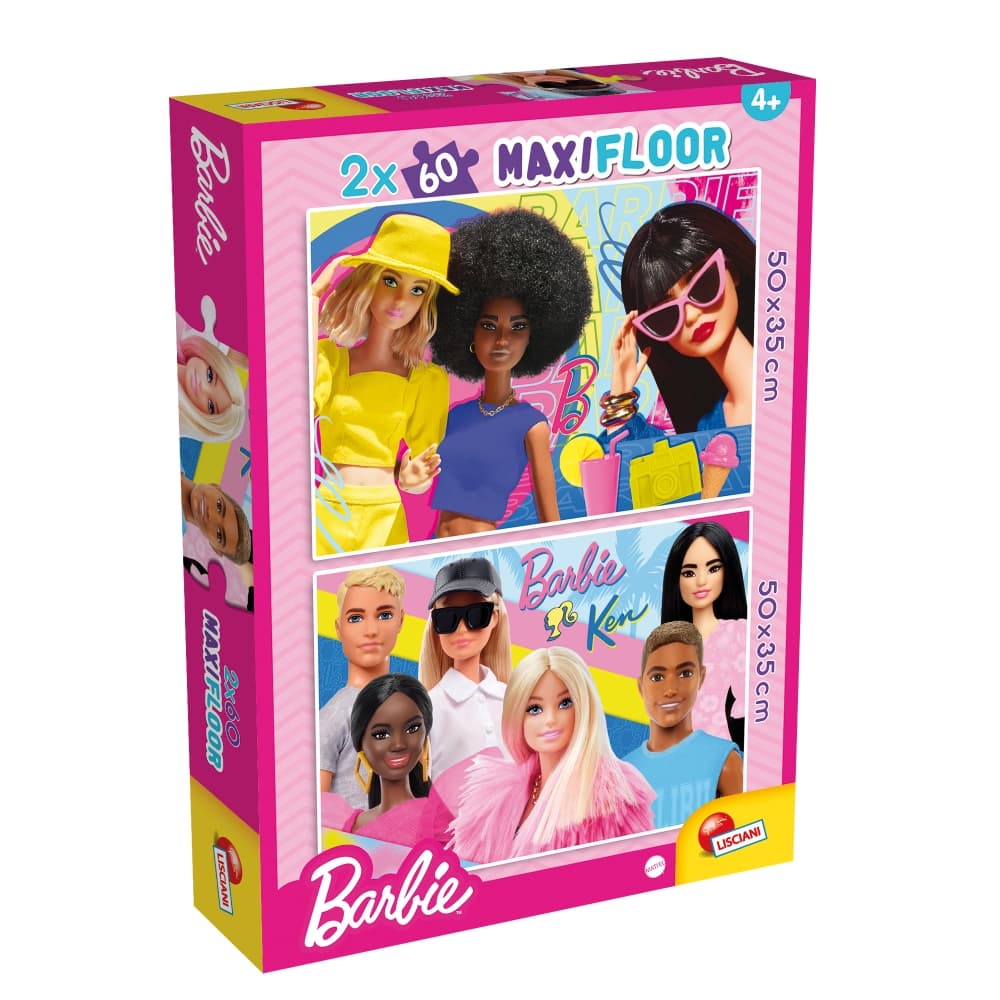 Пъзел, Lisciani, Barbie, пъзел 2 x 60 части