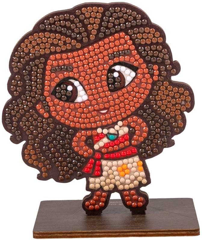 Комплект за диамантена бродерия, Craft Buddy, Crystal Art Buddies, Моана, 7 части