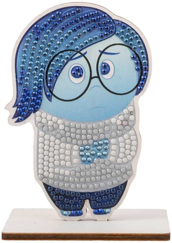 Комплект за диамантена бродерия, Craft Buddy, Crystal Art Buddies, Sadness, 7 части
