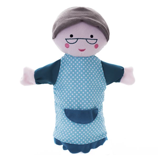 Кукла за куклен театър, Hape, Баба, 25 х 25 cm