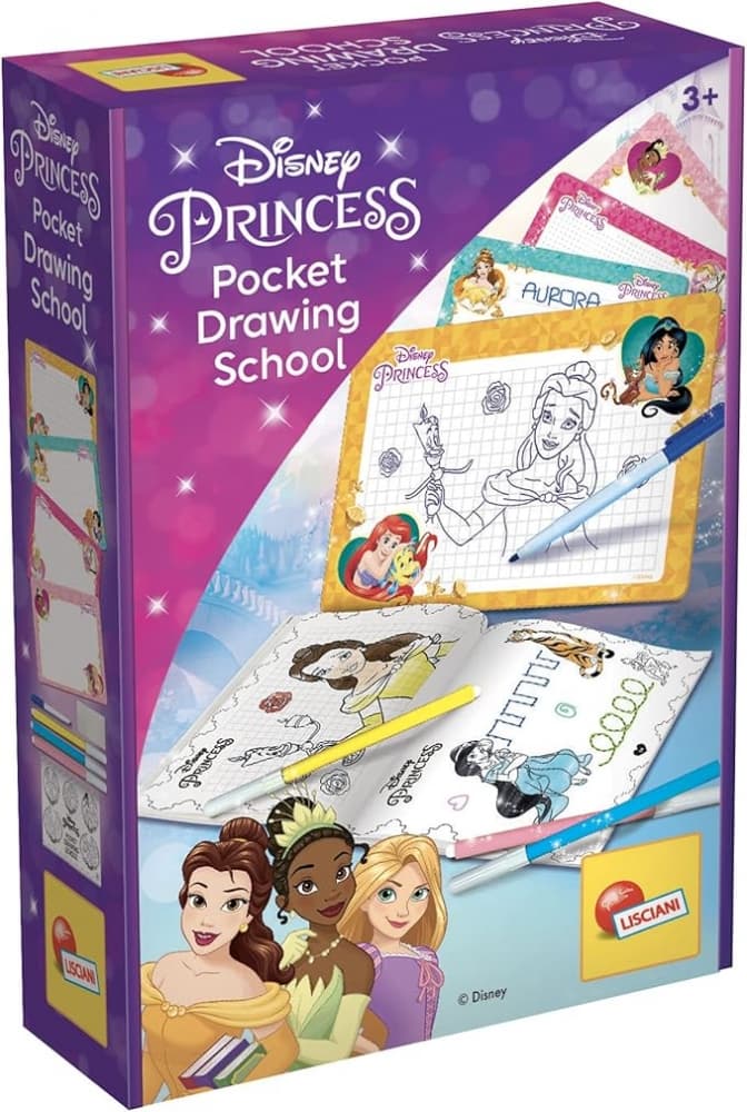 Творчески комплект, Lisciani, Disney Princess, Училище по рисуване