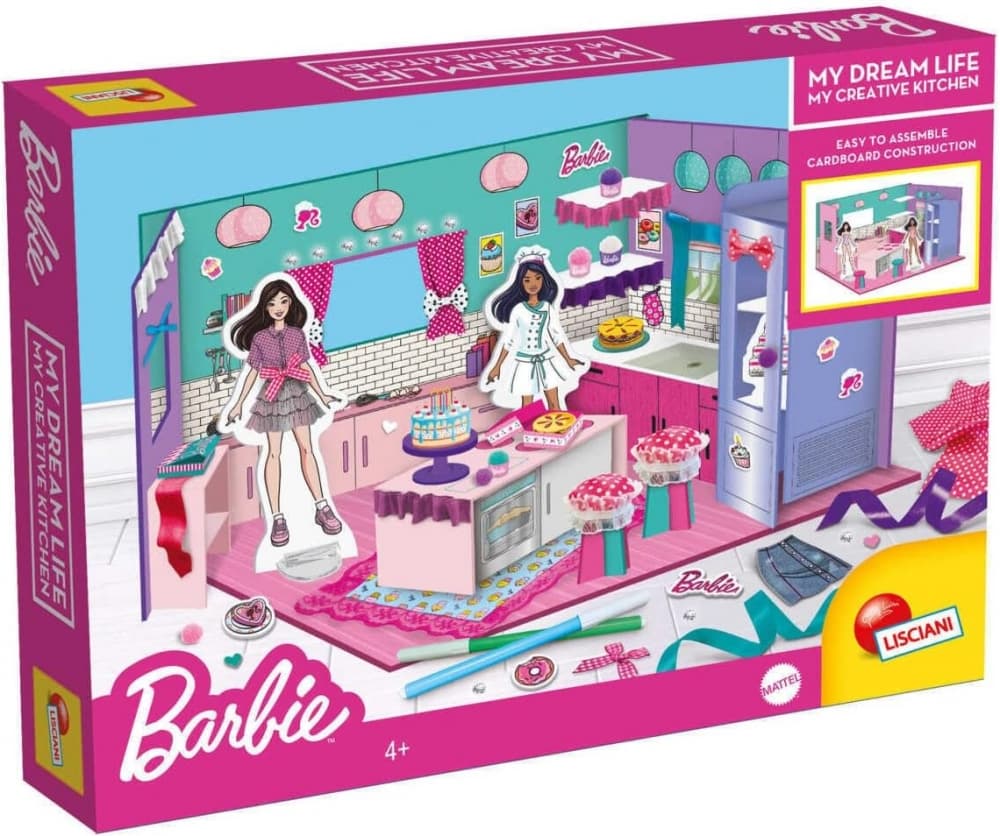 Творчески комплект, Lisciani, Barbie, Направи си сам кухнята на Барби