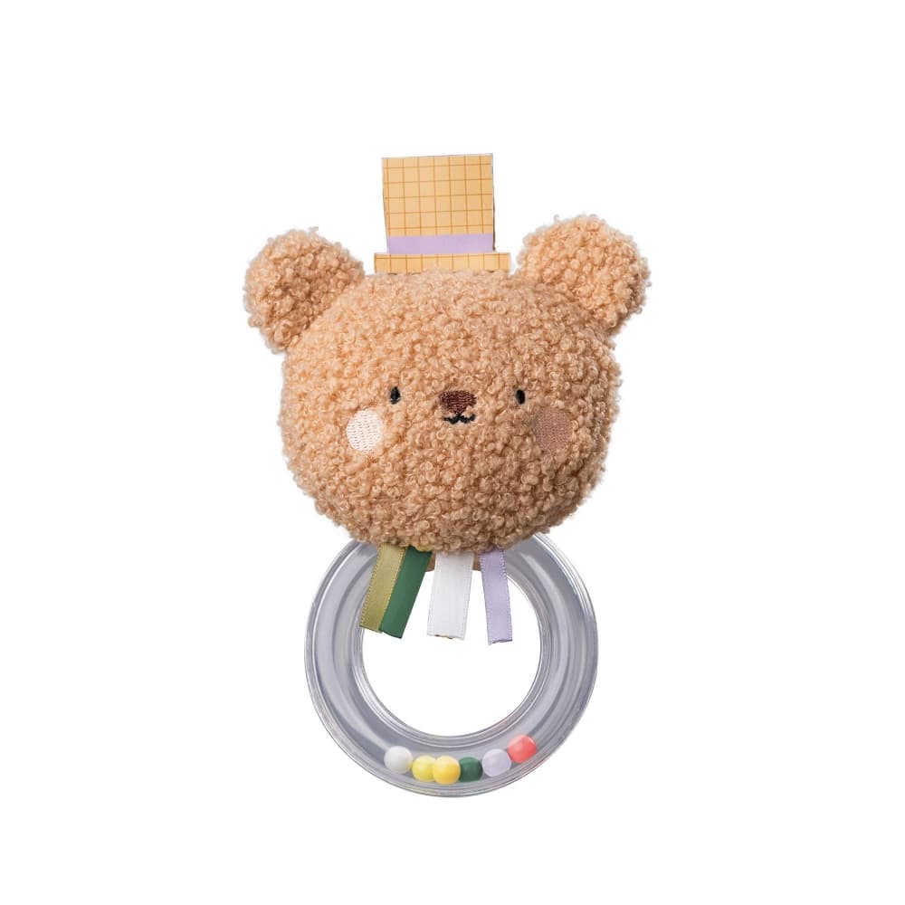 Бебешка мека дрънкалка, Taf Toys, Мече, 18 см