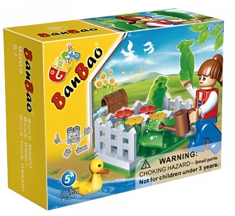 Конструктор, BanBao, Градина, 20 части
