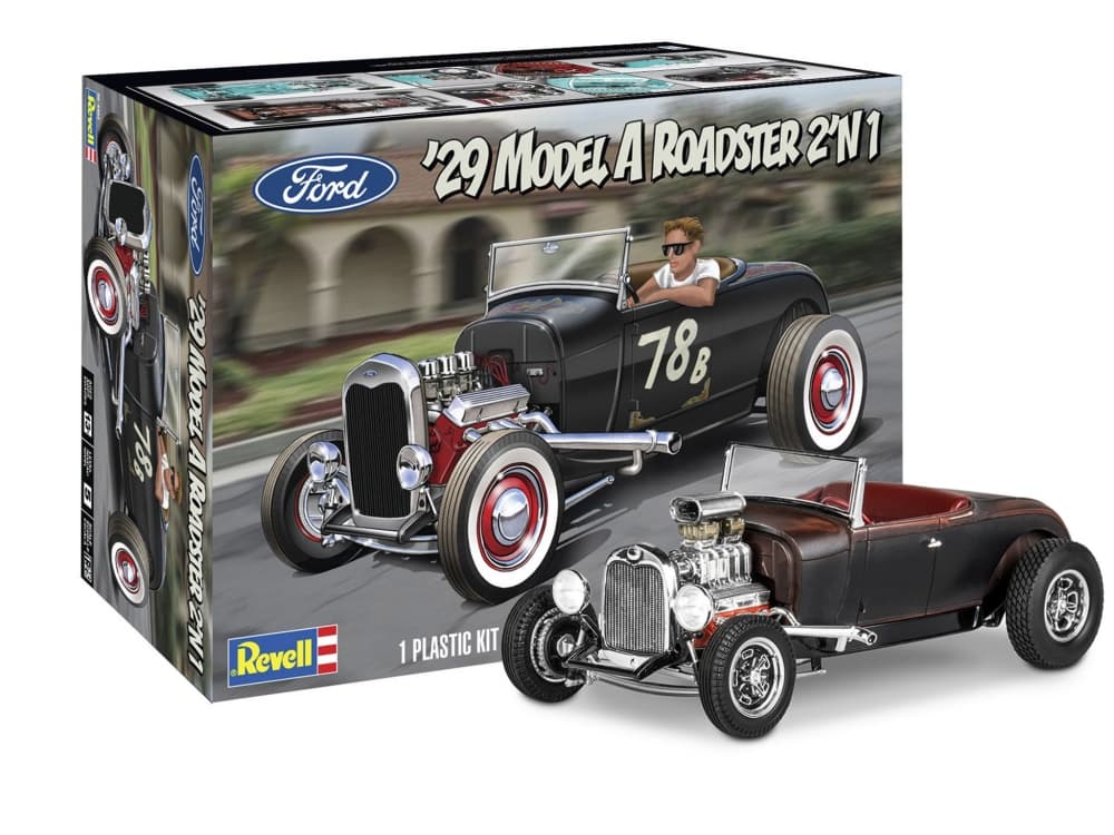 Сглобяем модел, Revell, Автомобил 1929 Ford Model A Roadster, 149 части