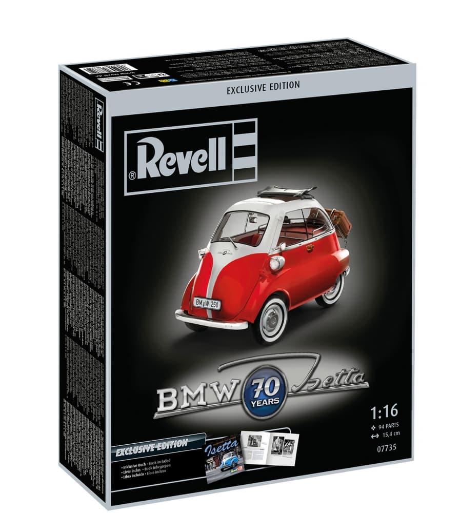Сглобяем модел, Revell, Автомобил BMW Isetta 250, Ексклузивно издание 70-та годишнина, 94 части