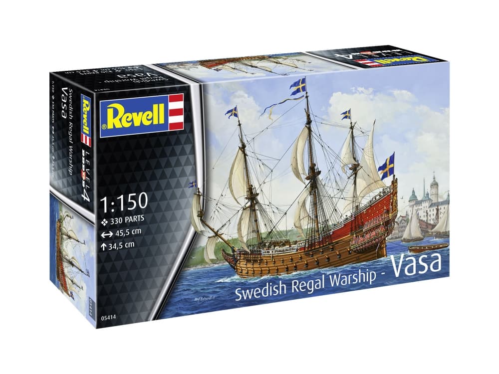 Сглобяем модел, Revell, Шведски кралски боен кораб "Васа", 330 части