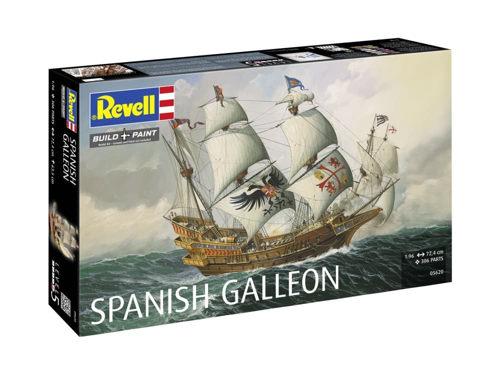 Сглобяем модел, Revell, Кораб испански галеон, 306 части