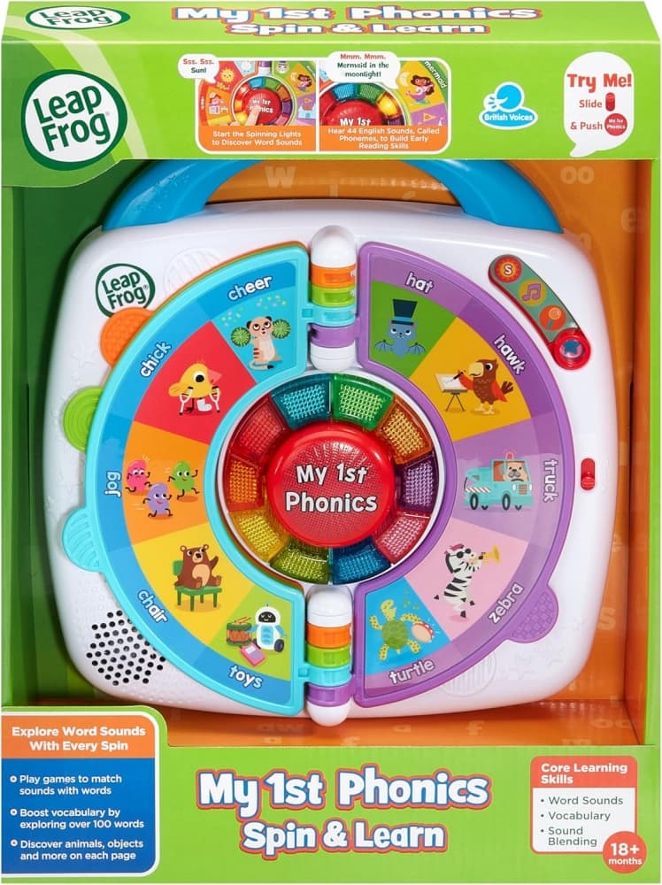Интерактивна играчка, Vtech, Leap Frog, Моята първа фонетика, Завърти и научи