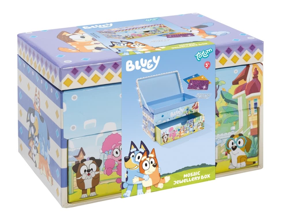 Творчески комплект, Totum, Bluey, Декорирай сам кутия за бижута