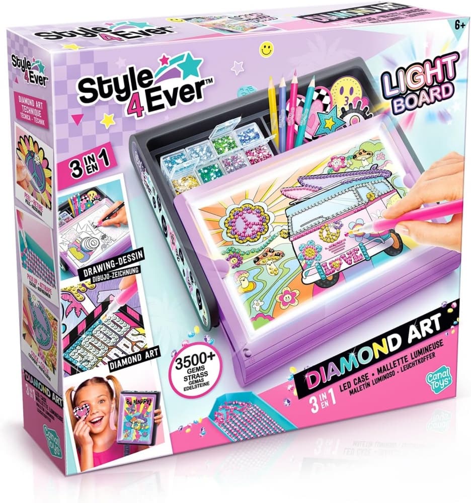 Творчески комплект, Canal Toys, Студио за диамантено изкуство 3 в 1