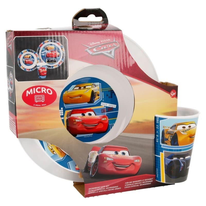 комплект за хранене Cars за момче, син вариант