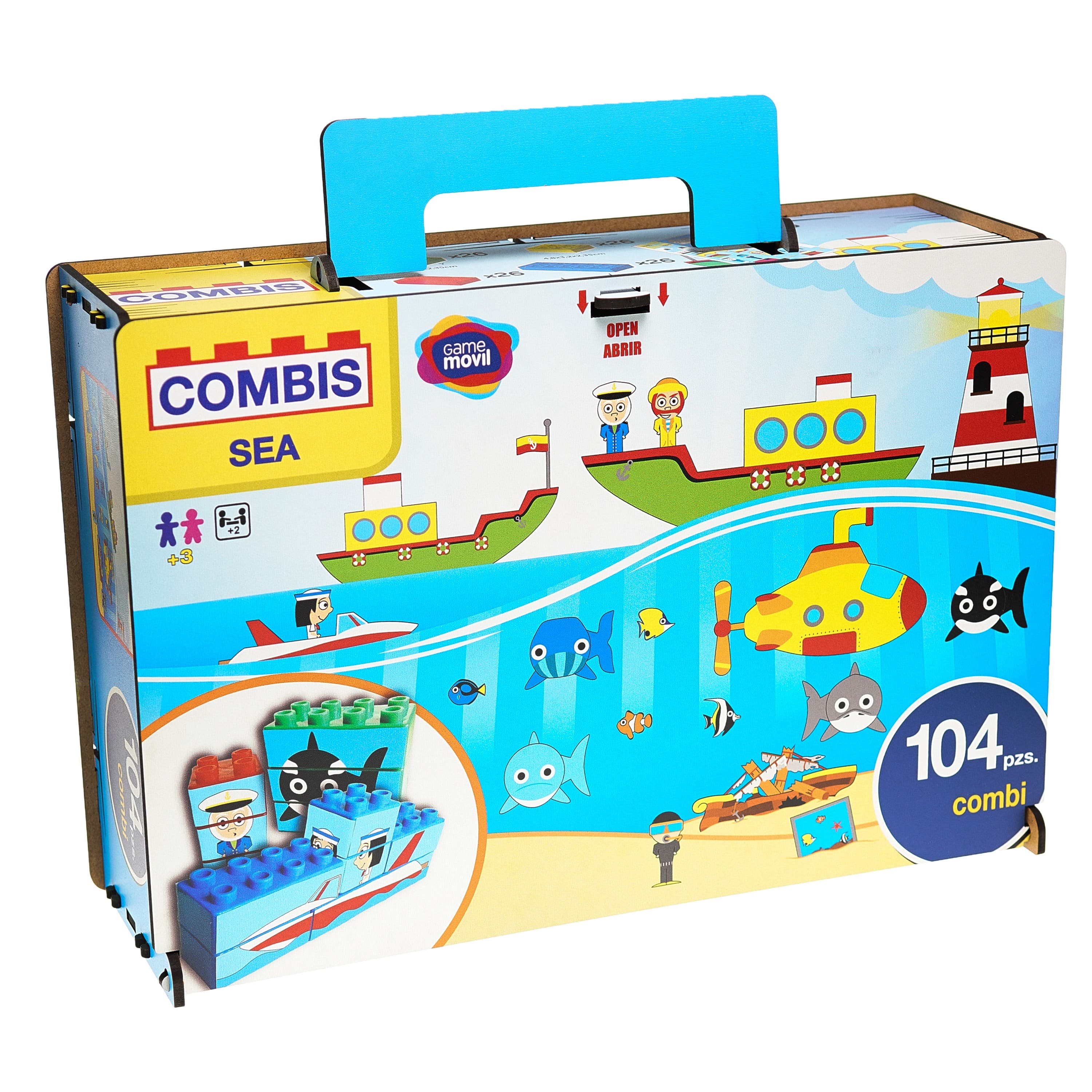 Конструктор със стикери Море Deluxe 104