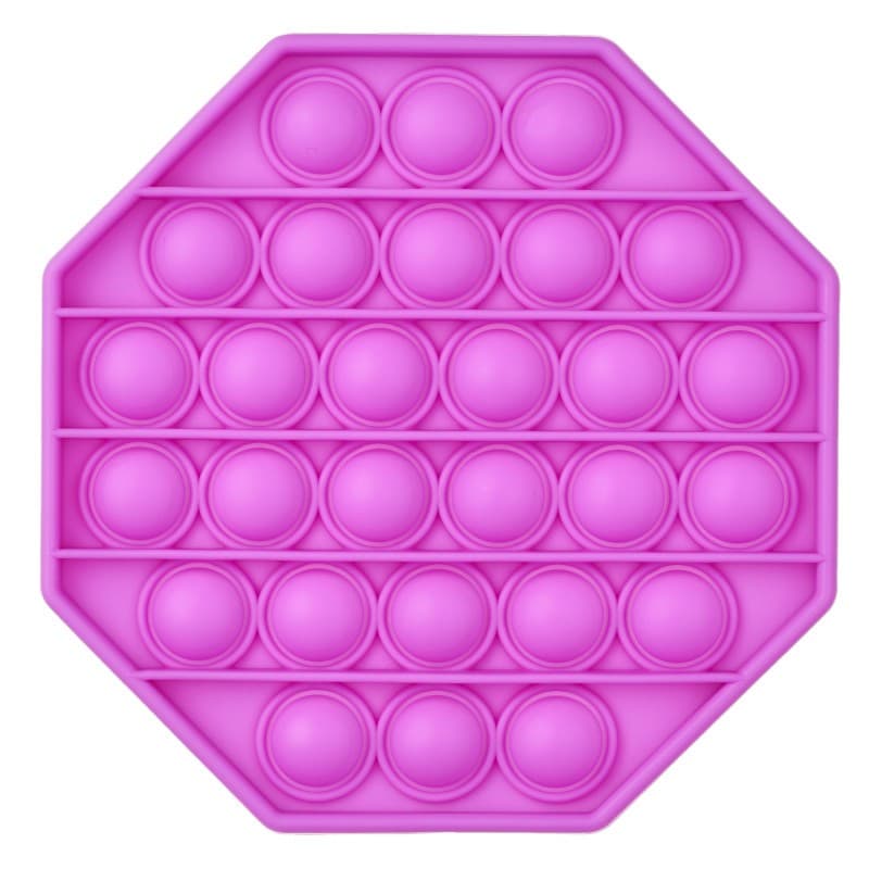Анти-стрес играчка Pop It - осмоъгълник, Розов