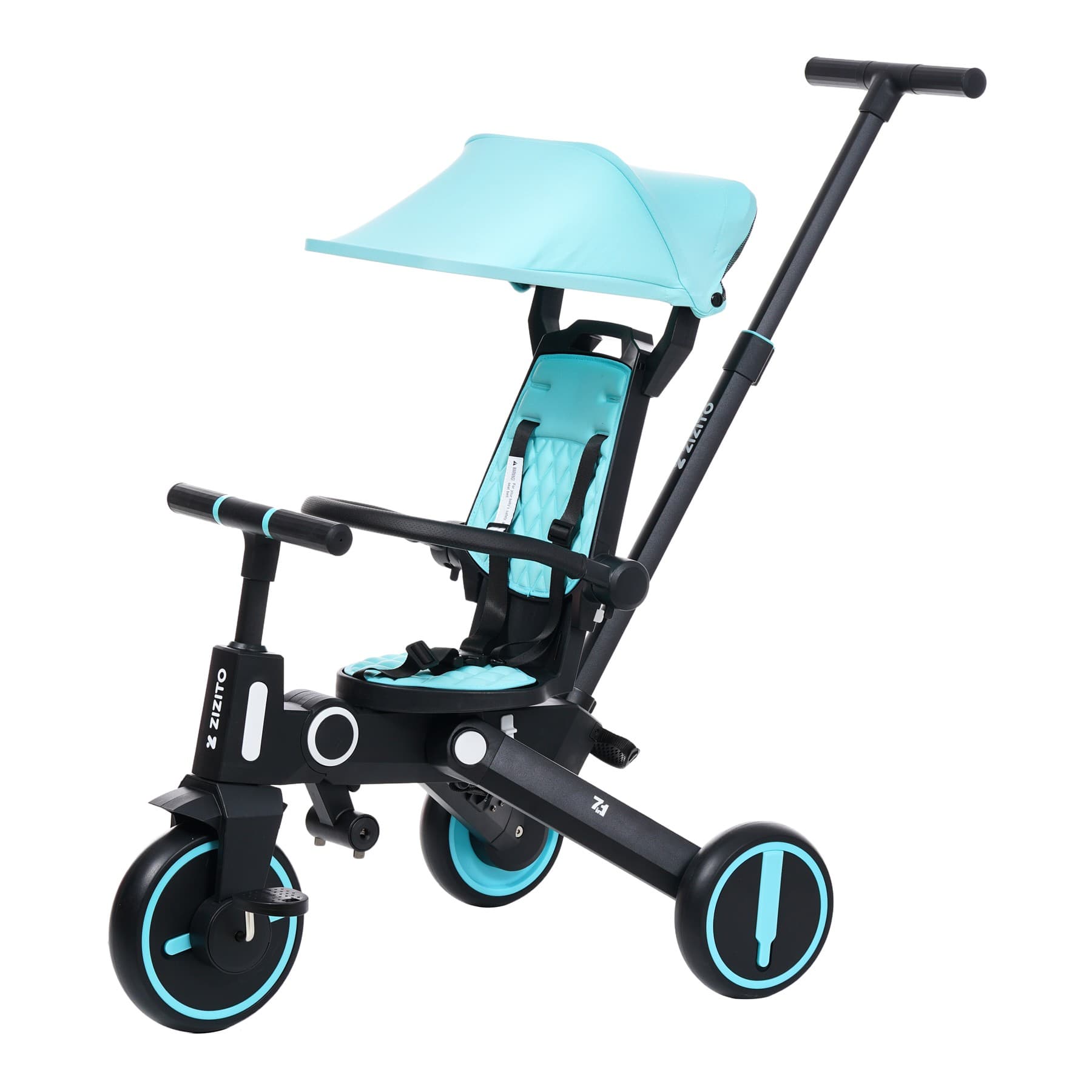 Триколка zoe 7 в 1, синя