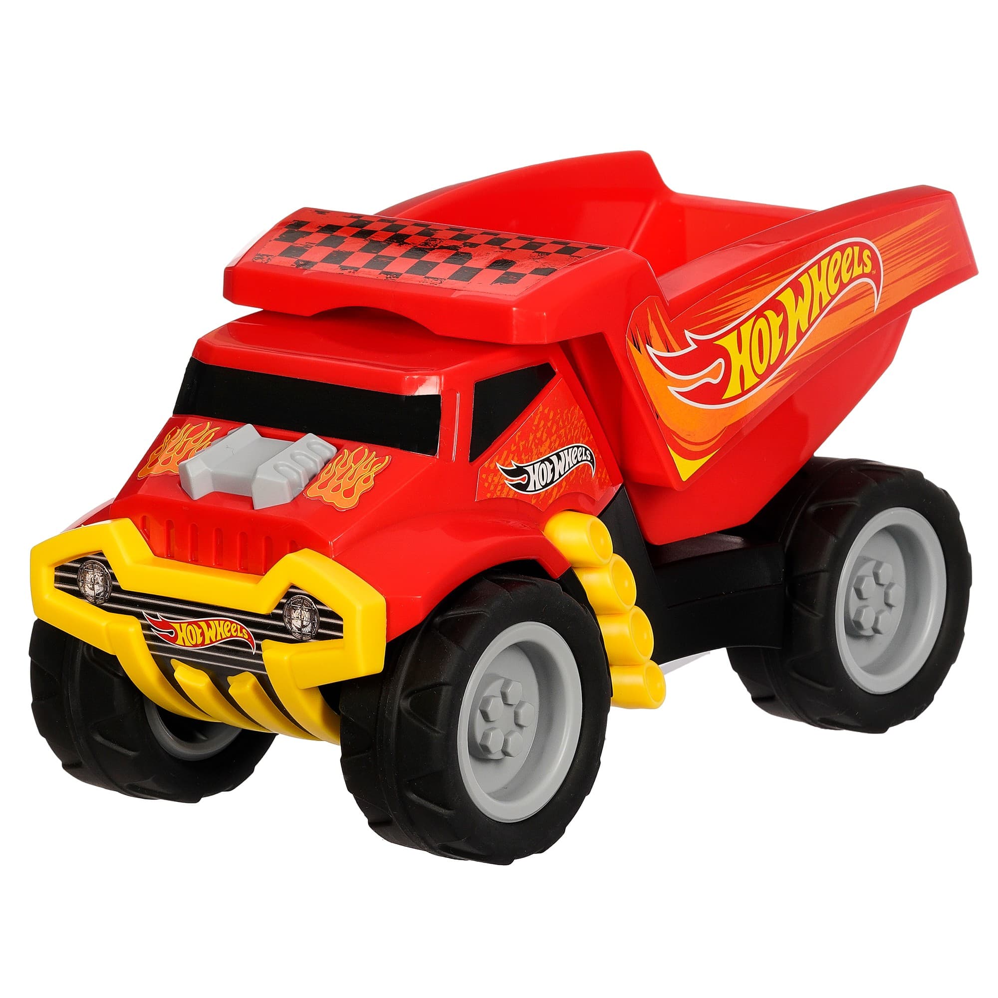 Детски самосвал Hot Wheels, червен