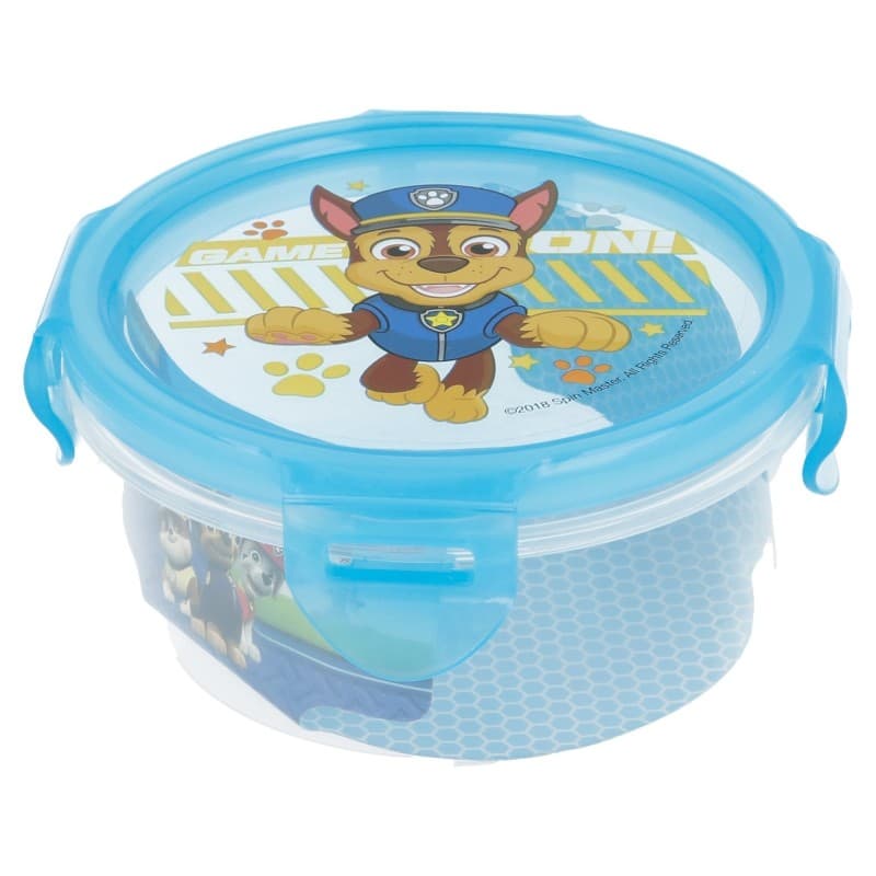 Кръгла херметическа кутия за храна Paw Patrol, 270 ml.
