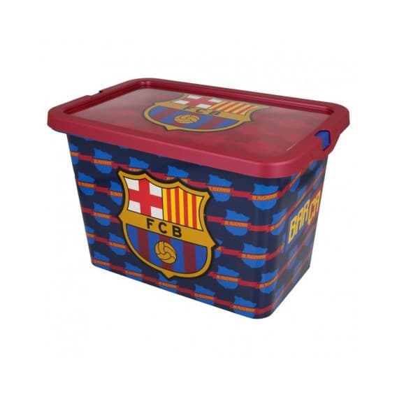 Кутия за съхранение с щракване за защита, FC Barcelona, 7 литра
