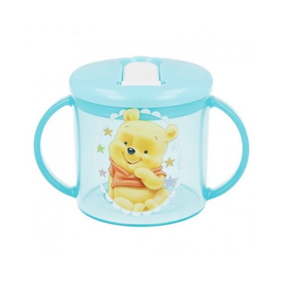 Чаша с дръжки и накрайник за пиене, winnie blue