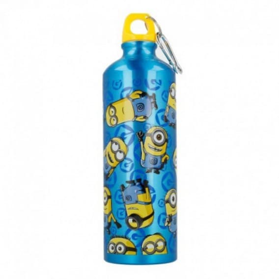 Синя алуминиева бутилка Minions rules 750 мл унисекс