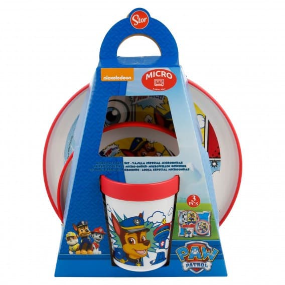 Комплект за хранене от 3 части Paw Patrol, двуцветен