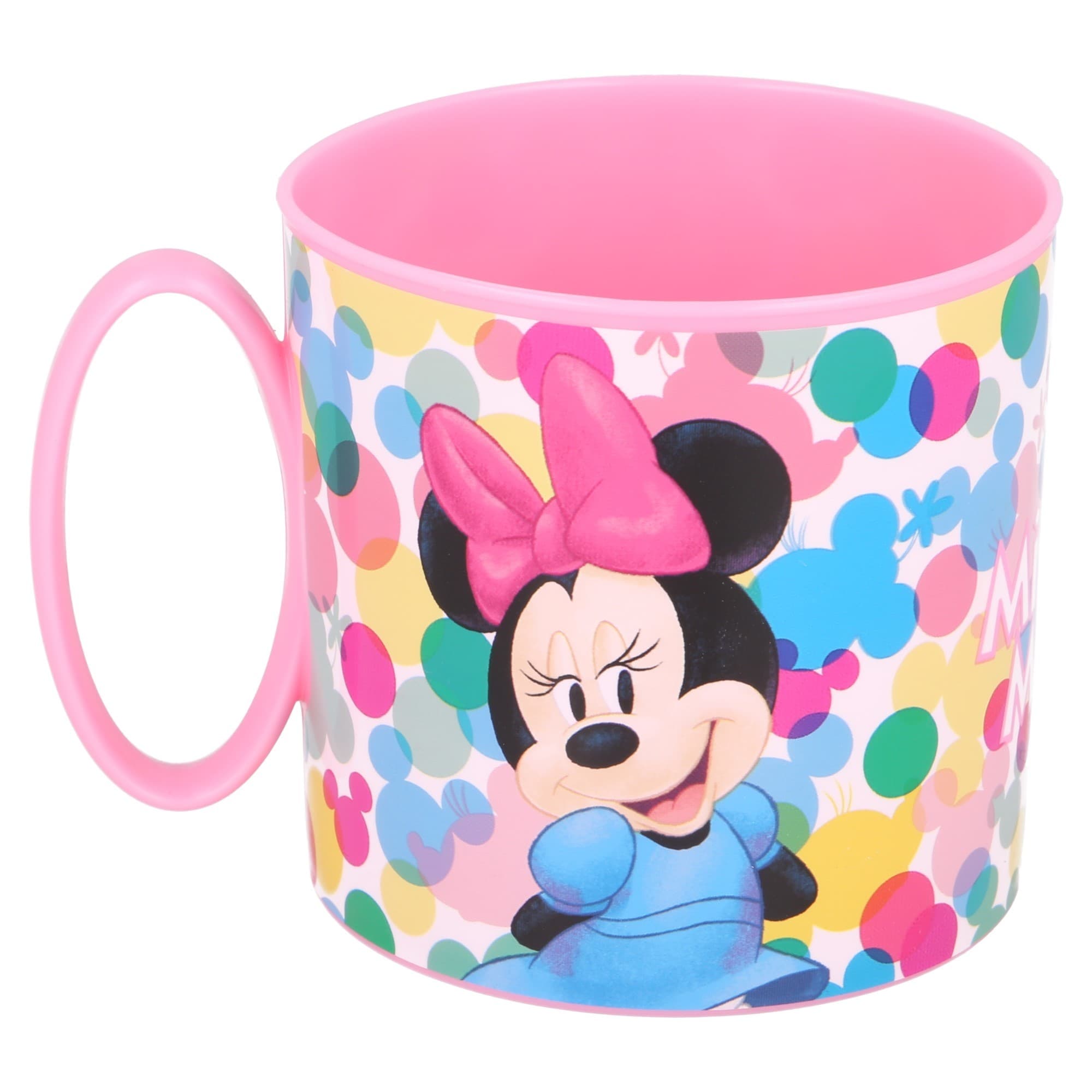 Чаша с дръжка minnie, розова