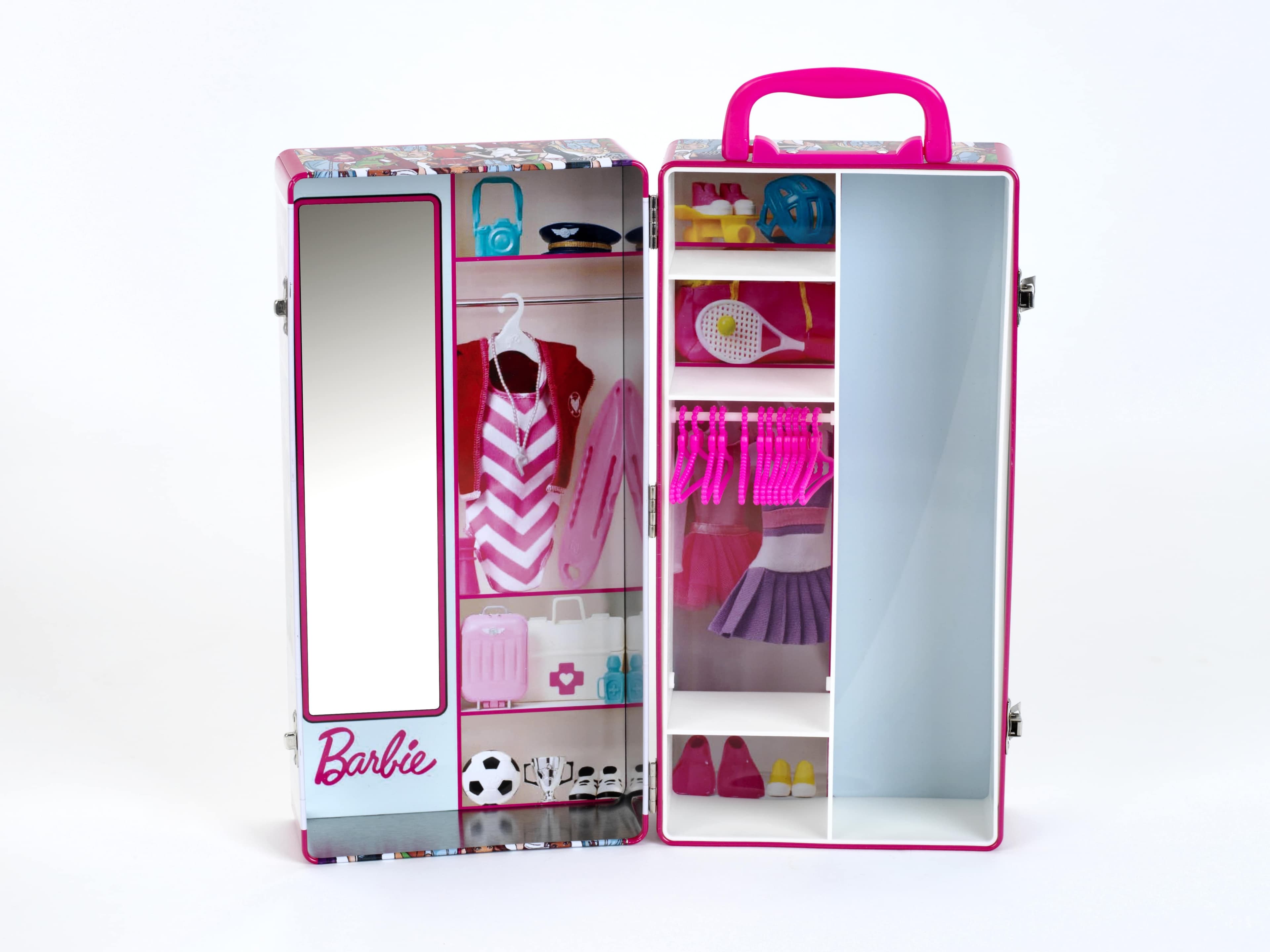 Детски гардероб Barbie, розов