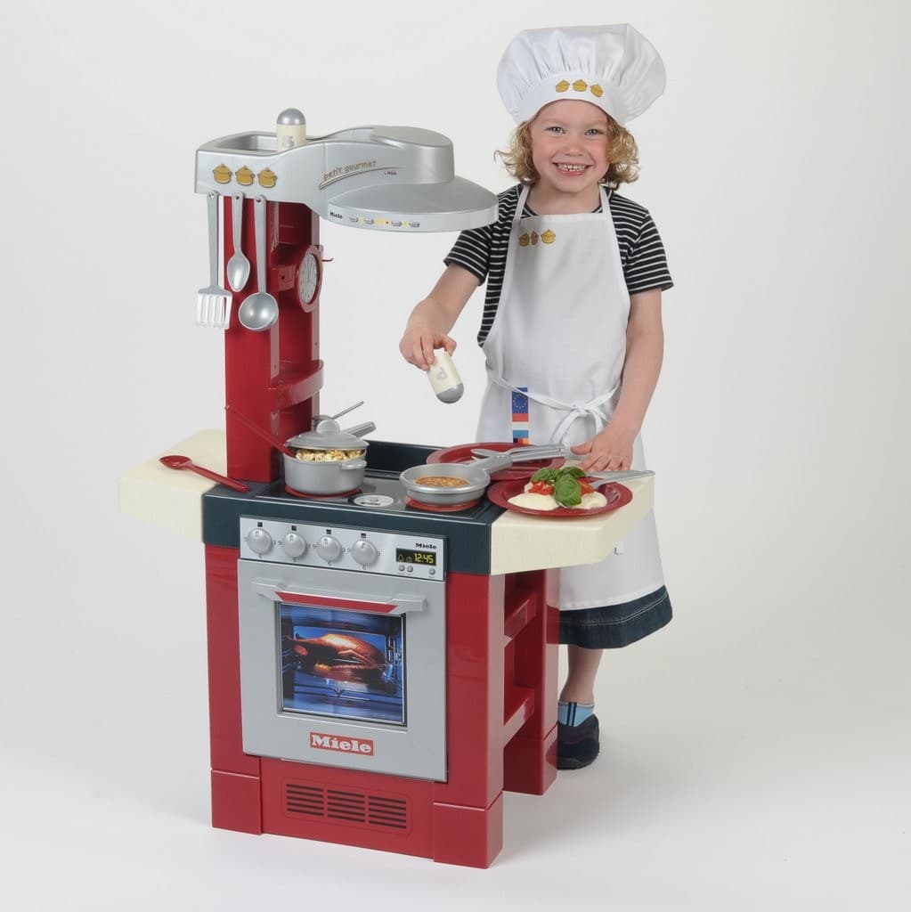 Детска кухня с аксесоари, Miele, червена