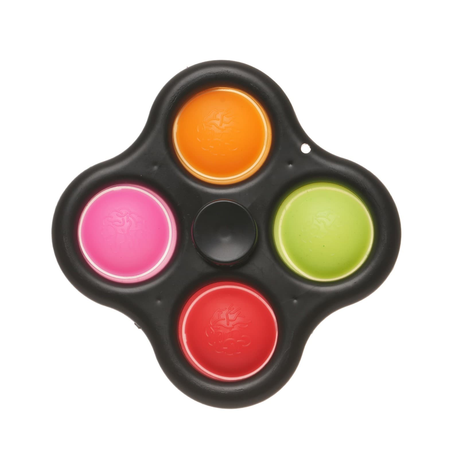 Анти-Стрес играчка Pop It, спинер, черен квадрат