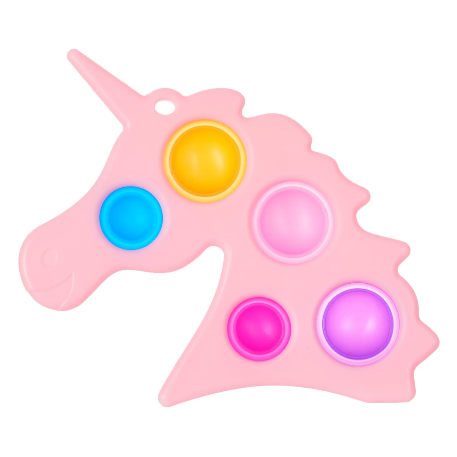 Анти-Стрес играчка Pop It, малък еднорог, розов