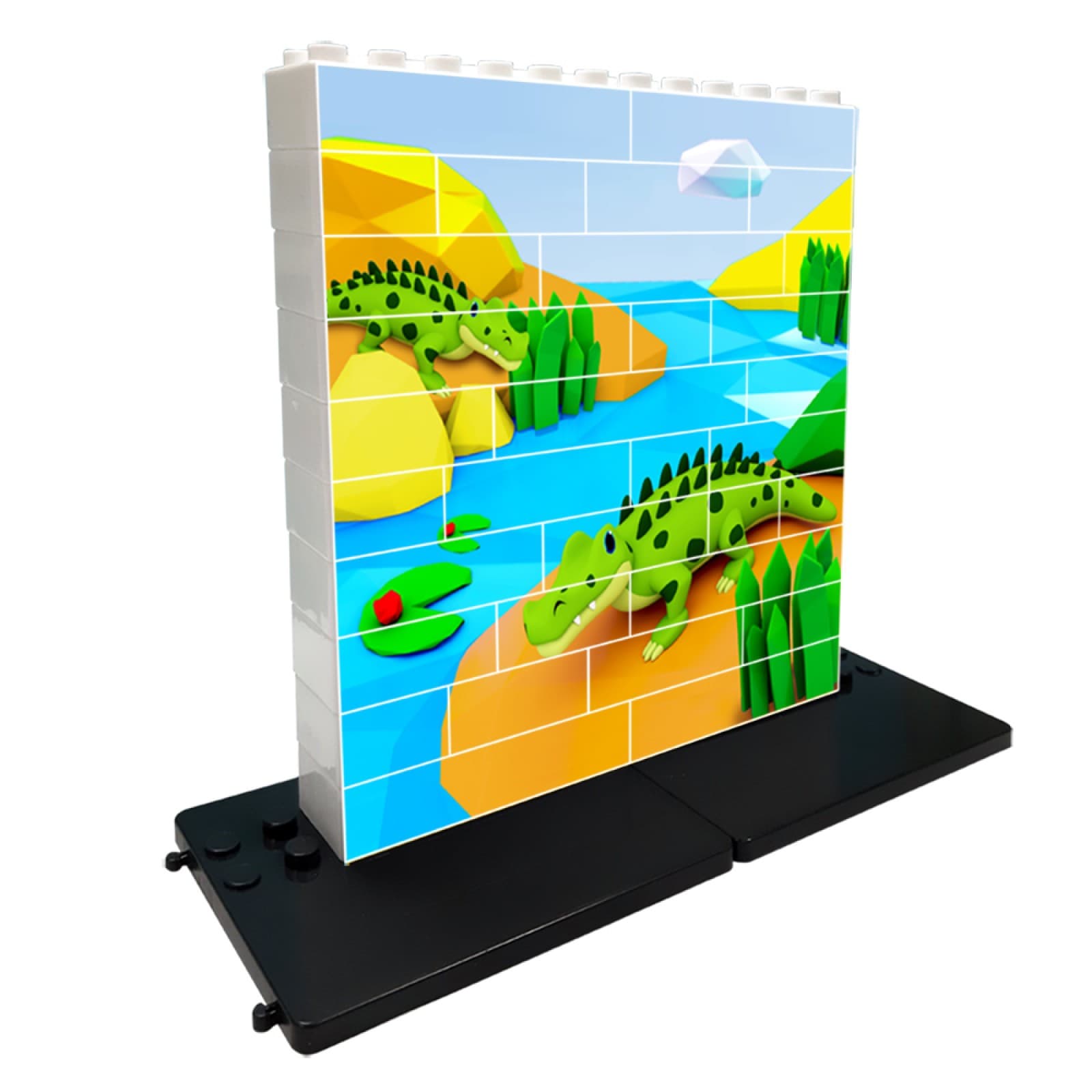 Конструктор - Puzzle Up Крокодил, 32 части