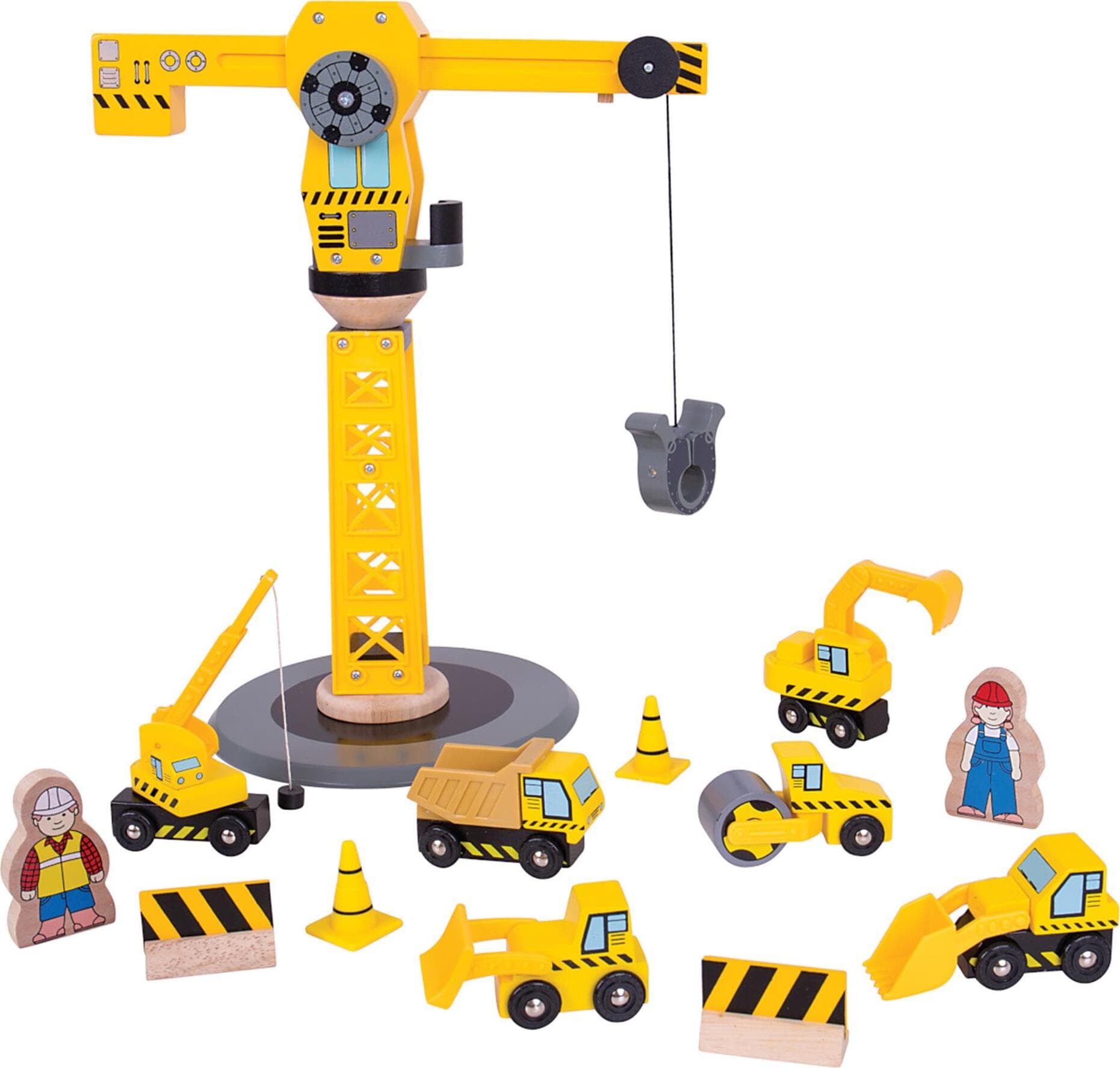 Кран Big Yellow Crane&Construction Set