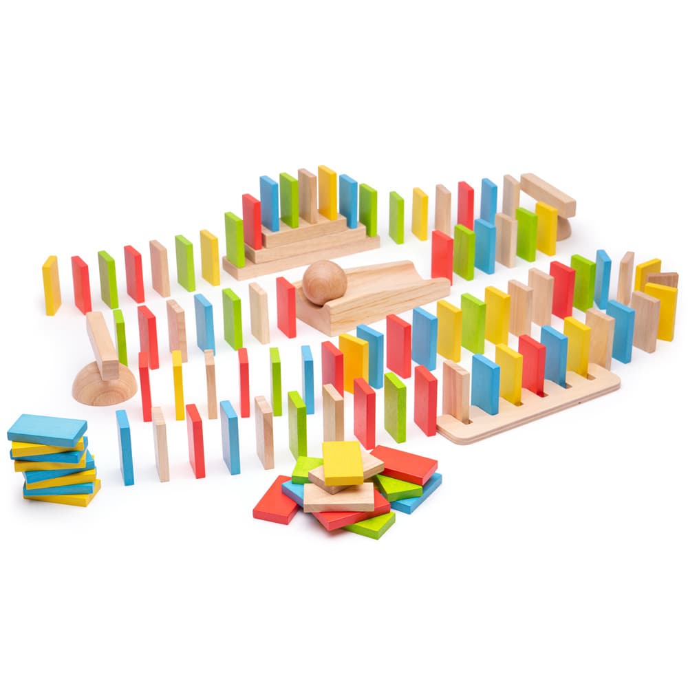 Детско дървено домино - Domino Run - BIGJIGS