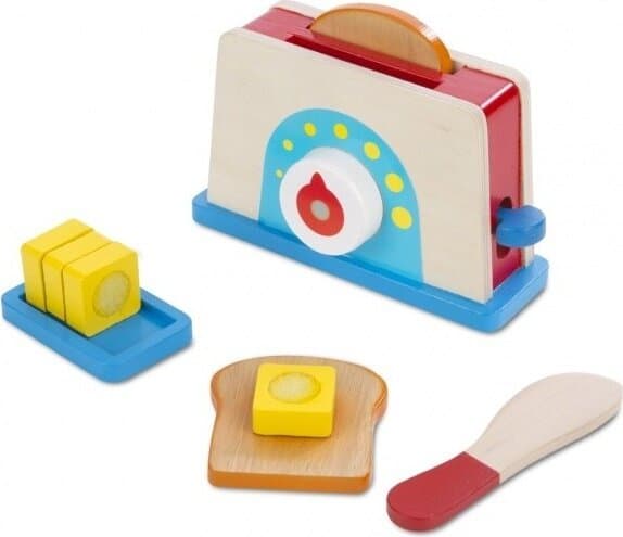 Melissa & Doug - Играчка - Комплект тостер за хранене