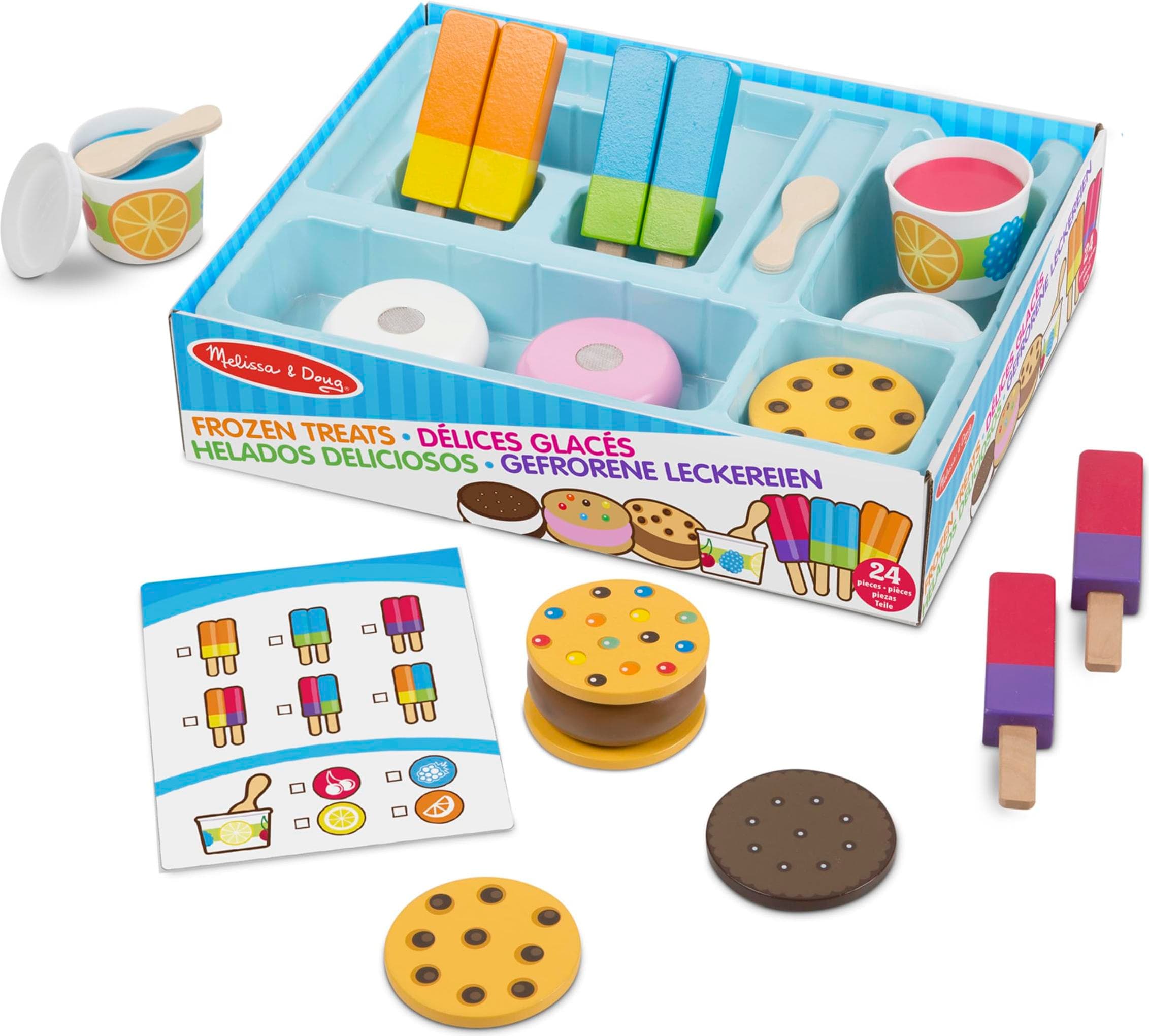 Melissa & Doug - Дървен комплект - Замразени лакомства