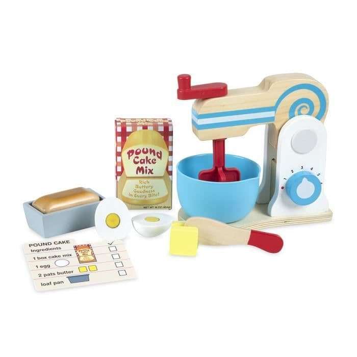 Melissa & Doug - Дървен миксер с аксесоари