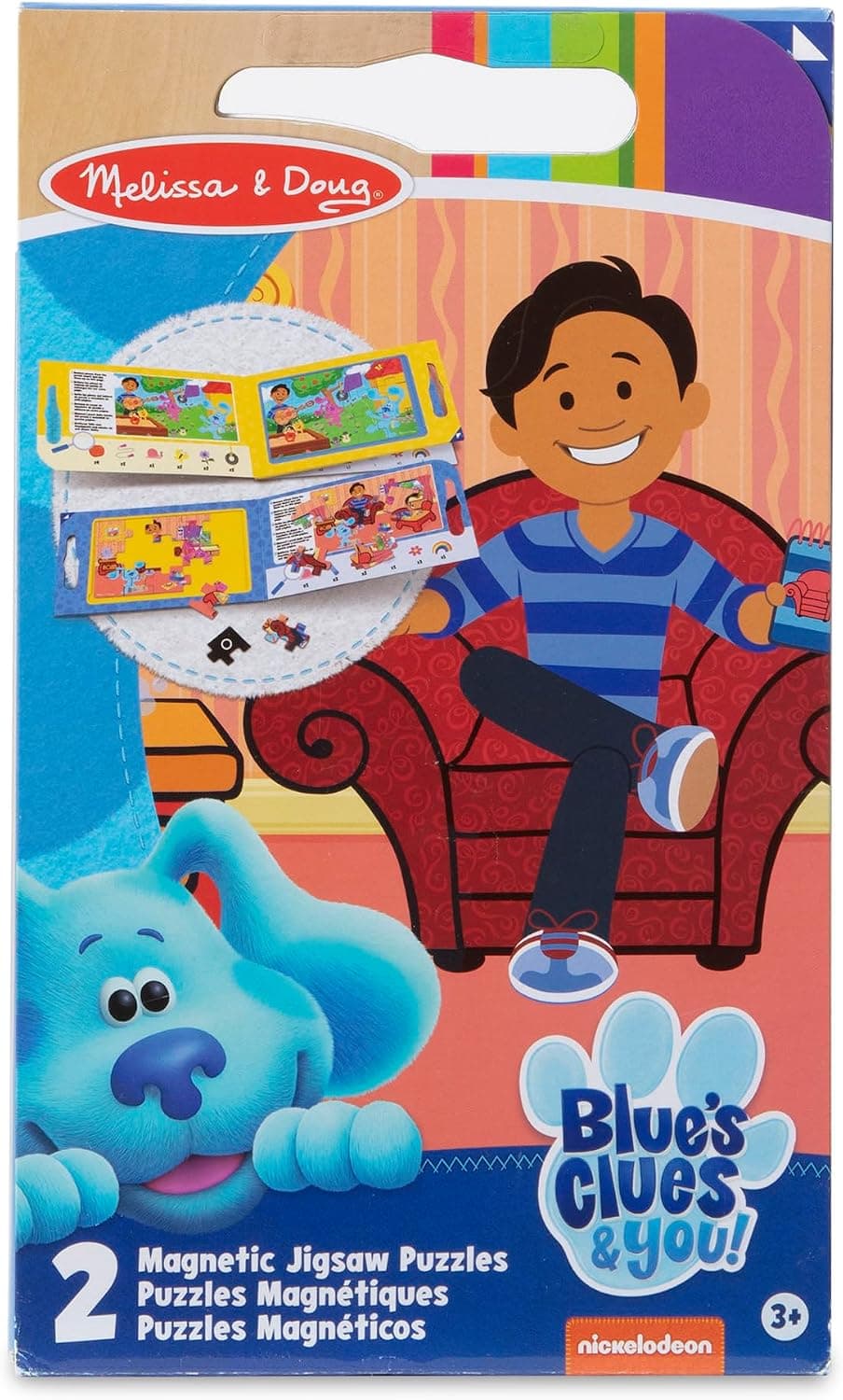 Книжка с магнитни пъзели - Blue`s Clues & You!