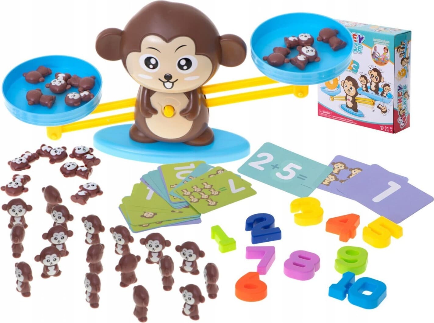 Образователна игра маймуна, везна за баланс - Iso Trade