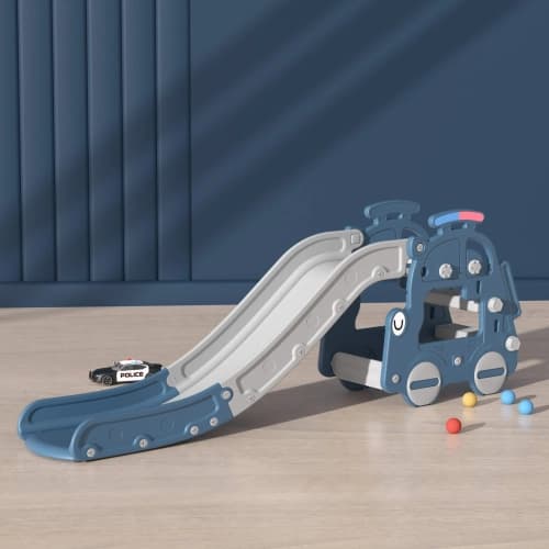 Детска пързалка Police blue car