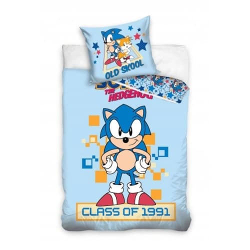 Детски чаршафи Sonic the Hedgehog CLASS OF1991 140x200/65x65