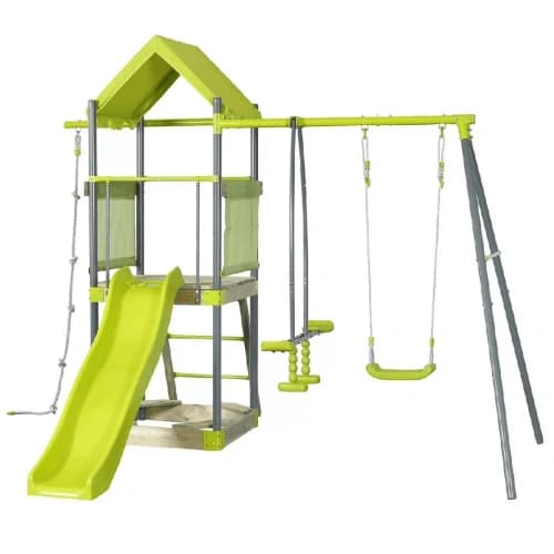 Green For Swing Set – Комплект с люлки и пързалка за двор