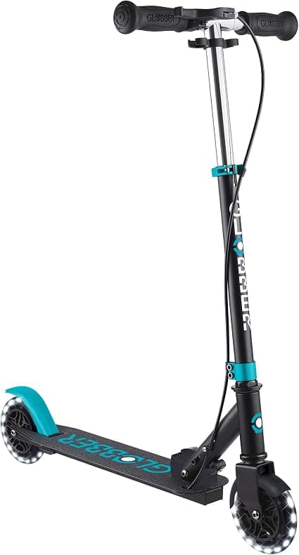 Тротинетка с ръчна спирачка FLOW ELEMENT JUNIOR LIGHTS, черна-синя